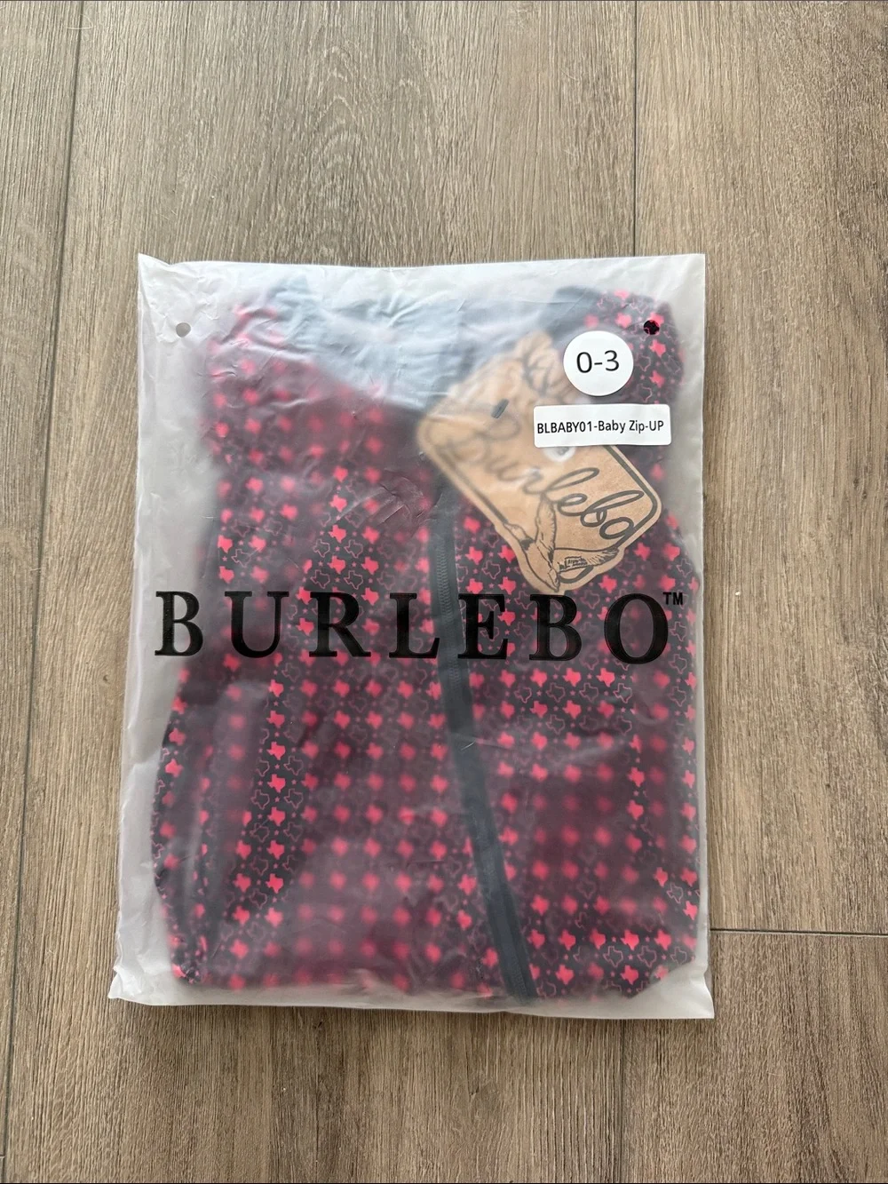 BURLEBO Texas baby onesie 0-3m NWT